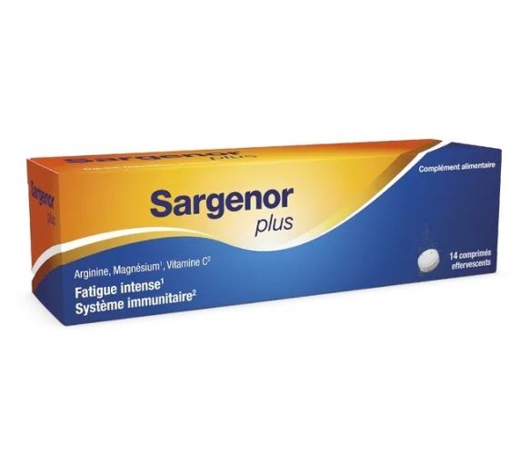 Sargenor plus Arginine, Magnesium, Vitamin C - Tube mit 14 Brausetabletten - image 1