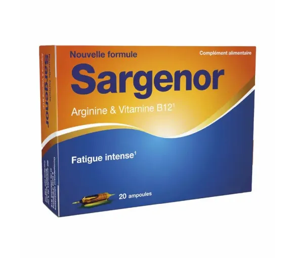 Sargenor Arginin & Vitamin B12 - Packung mit 20 Ampullen - image 1
