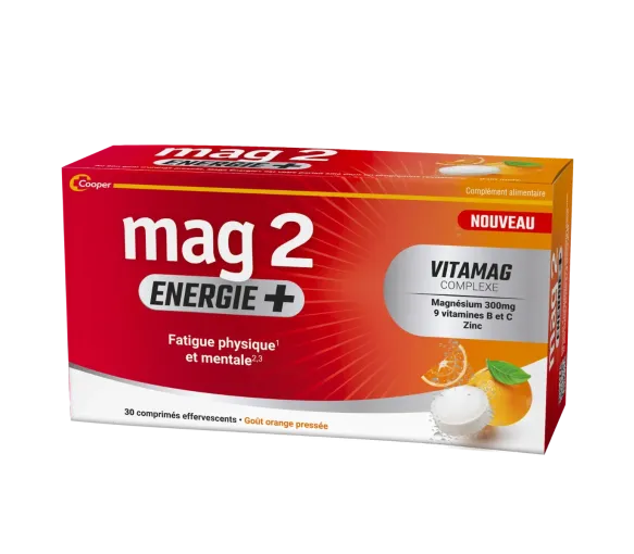 Mag 2 Energie+ Cooper - Packung mit 30 Brausetabletten - image 1