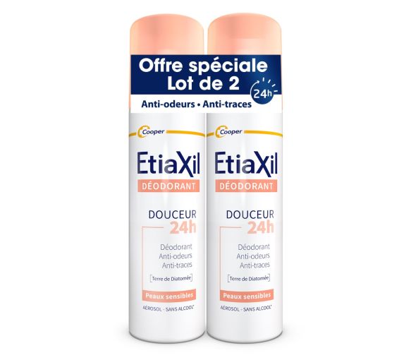 Aluminiumfreies Sanft-Deodorant Etiaxil - 2er-Pack mit 150 ml Sprays - image 1