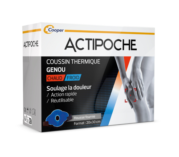 Actipoche Wärmekissen Knie Cooper - Schachtel mit 1 Actipoche 20 x 30 cm - image 1