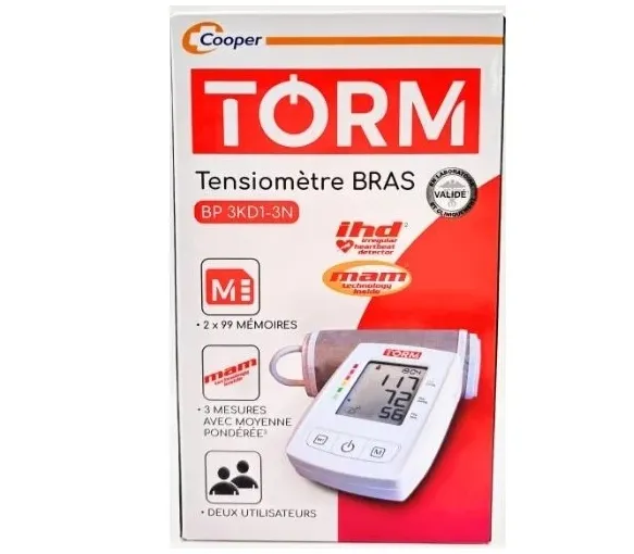 TORM Oberarm-Blutdruckmessgerät BP 3KD1-3N Cooper - 1 Blutdruckmessgerät - image 1