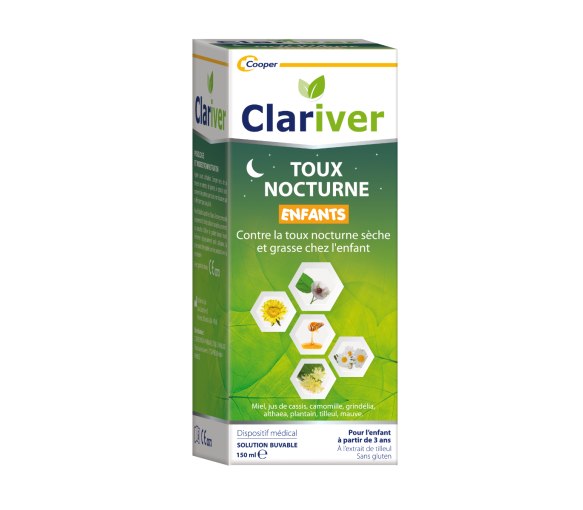 Clariver Nachttrockener Husten Kinder Cooper - Flasche mit 150 ml - image 1
