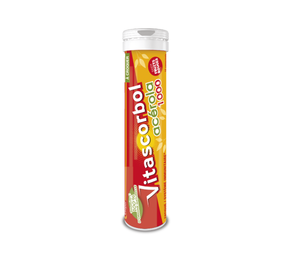 Vitascorbol Acerola 1000 Kautabletten - Packung mit 18 Tabletten - image 1