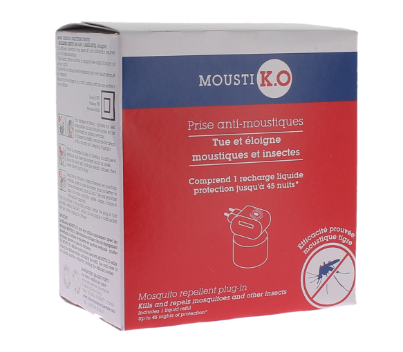 Mousti K.O. Mückenabwehrgerät Marke Grün - Mückenabwehrgerät + 1 Nachfüllpackung - image 1