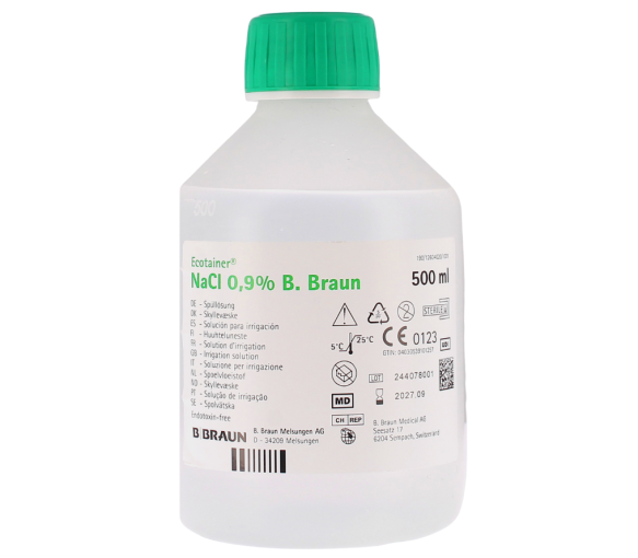 Ecotainer NaCl 0,9% Spüllösung B.Braun - Flasche mit 500ml
