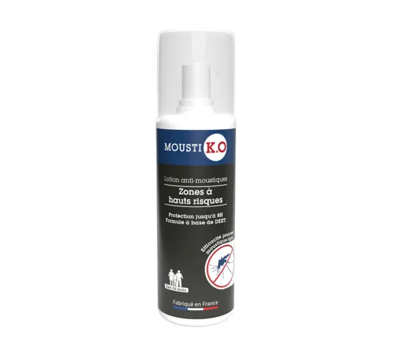 Mousti K.O. Mückenabwehrlotion Marke Grün - Spray mit 100 ml