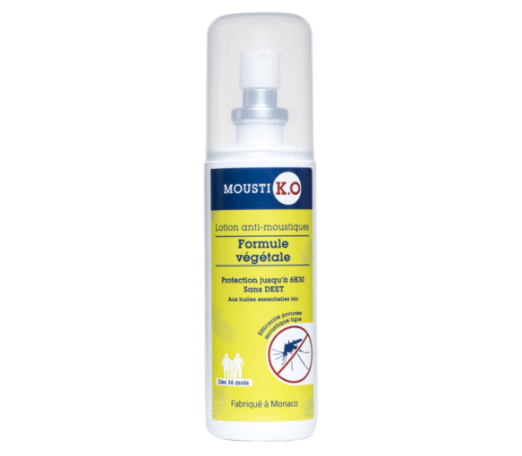 Mousti K.O. Insektenschutzmittel pflanzliche Formel Marke Grün - Spray mit 75 ml - image 1