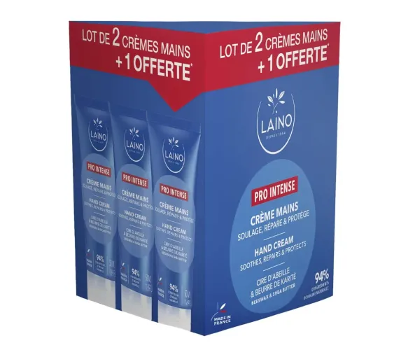 Intensive Hand Cream for Dry and Damaged Skin Pro Laino - Pack of 3 tubes of 50ml - image 1