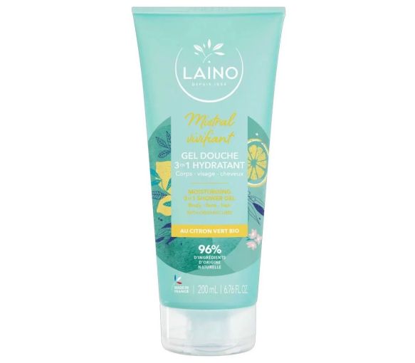 Duschgel 3in1 feuchtigkeitsspendend Mistral Belebend mit Bio-Limette Laino - Tube mit 200ml - image 1