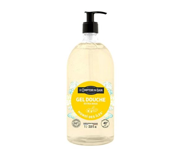 Duschgel Monoï der Inseln Le Comptoir du Bain - Pumpflasche 1L