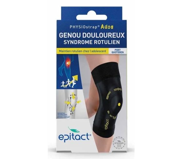 Physiostrap Kniebandage Jugendliche schmerzendes Knie patellofemorales Syndrom Epitact - 1 Kniebandage