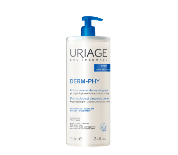 Derm-phy dermatologische Waschcreme Uriage - Pumpflasche 1L - image 1