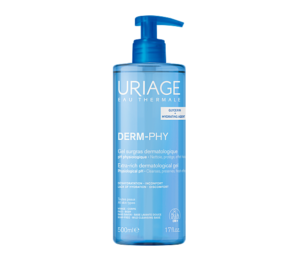 Dermatologisches überfettendes Gel Uriage - Pumpflasche 500 ml