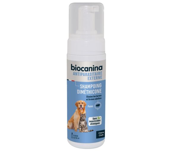 Biocanina Schaumshampoo ohne Ausspülen - Flasche mit 150 ml