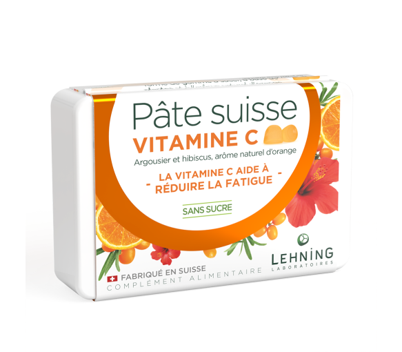 Schweizer Paste Vitamin C Lehning - Dose mit 40 Gummis - image 1