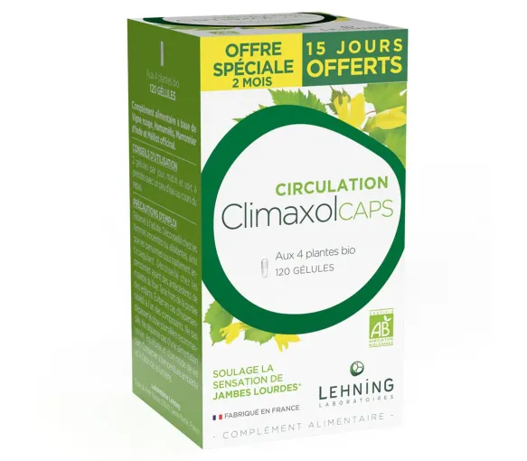 Climaxolcaps Durchblutung bio Lehning - Sonderangebot 2 Monate 120 Kapseln