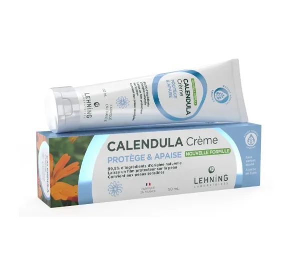 Calendula natürliche Bio-Creme Lehning - Tube mit 50 g