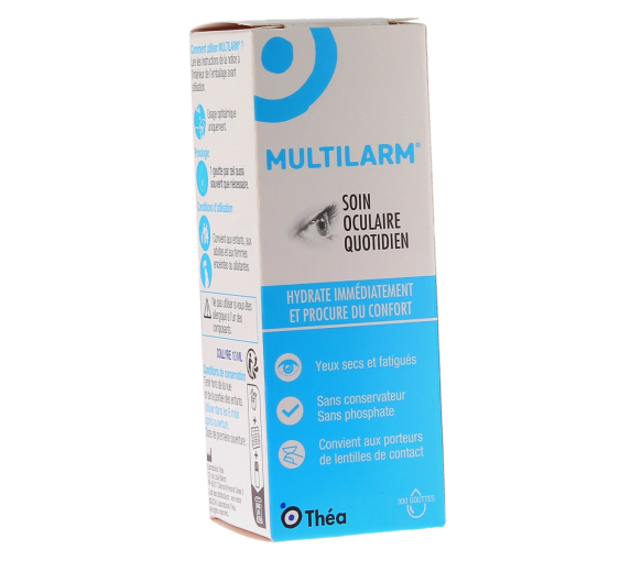 Multilarm Augentropfen tägliche Augenpflege Théa - Flasche mit 10 ml - image 1