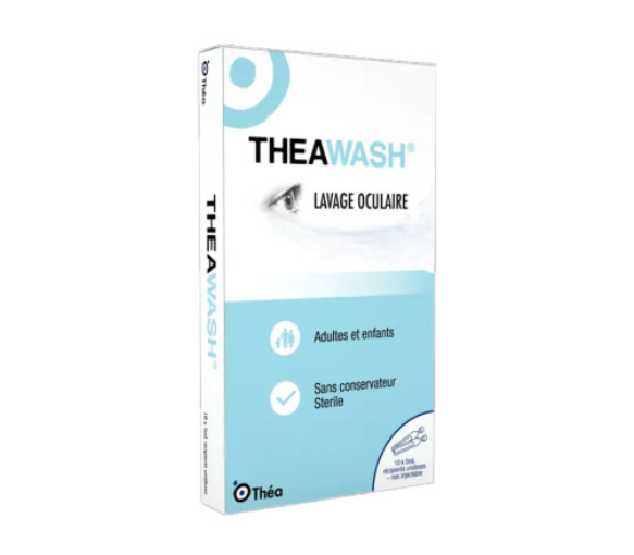 Theaphy Augenhygiene Théa - Packung mit 10 Einzeldosen à 5 ml