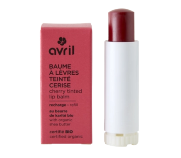 Nachfüllung getönter Lippenbalsam Kirsche Avril - Stick mit 4g