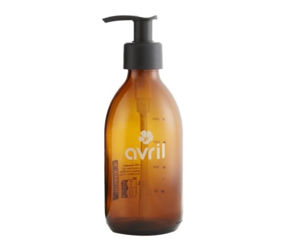 Wiederverwendbare Flasche aus bernsteinfarbenem Glas Avril - leere Flasche mit 250 ml