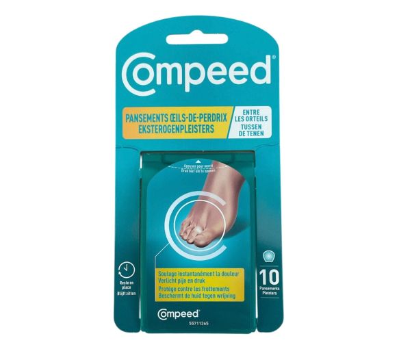 Hühneraugen-Pflaster Compeed - Packung mit 10 Pflastern