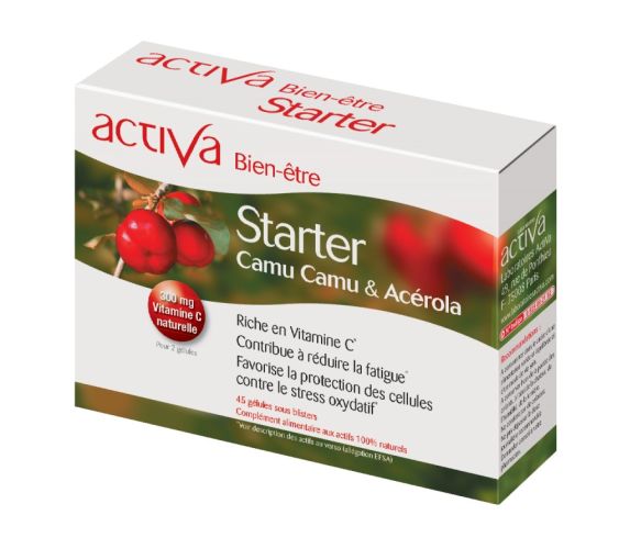 Wohlbefinden Starter Camu-Camu und Acerola Activa - Packung mit 45 Kapseln - image 1