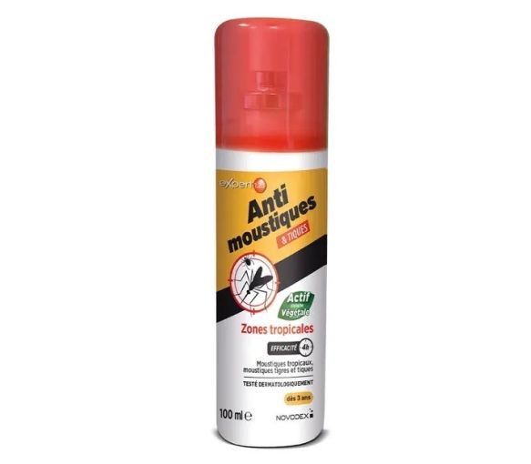 Experte 1.2.3 Insektenschutzspray gegen Mücken und Zecken für tropische Zonen Novodex - Spray mit 100 ml