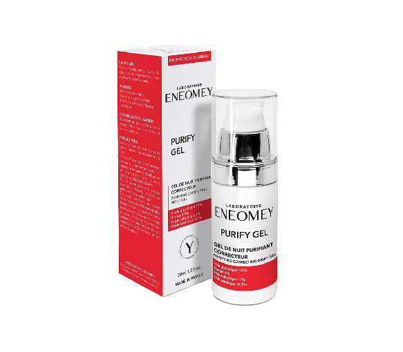 Purify Gel Nachtgel reinigend korrigierend Eneomey - Pumpflasche 30ml - image 1