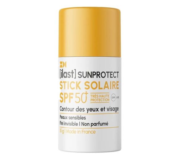 Ilast Sunprotect Sonnenstick SPF50+ für Augen- und Gesichtskonturen Horus Pharma - Stick mit 15g