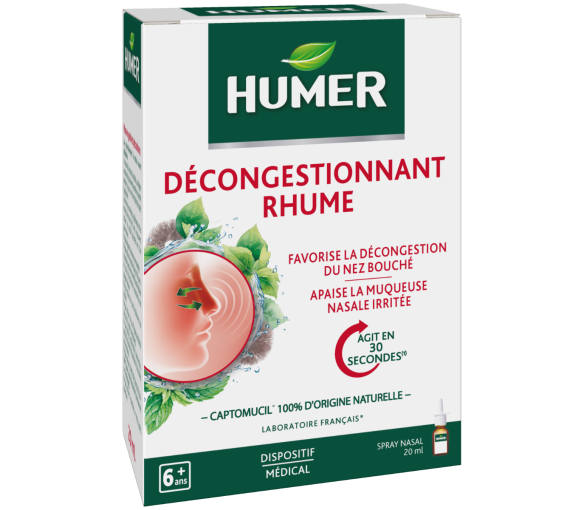 Entstopfendes Erkältungsmittel Humer - Nasenspray 20 ml