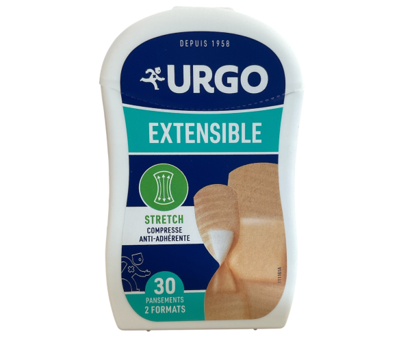Dehnbare Urgo-Pflaster - Schachtel mit 30 Pflastern