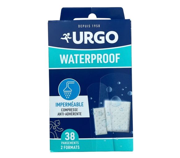 Wasserdichte Pflaster Urgo - Schachtel mit 38 Pflastern in 2 Größen - image 1