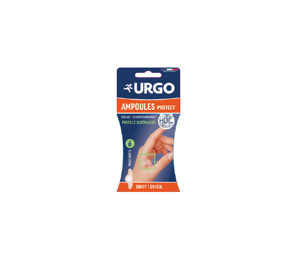 Blasenpflaster für Finger und Zehen, kleine Größe Urgo - 6 hydrokolloide Pflaster - image 1