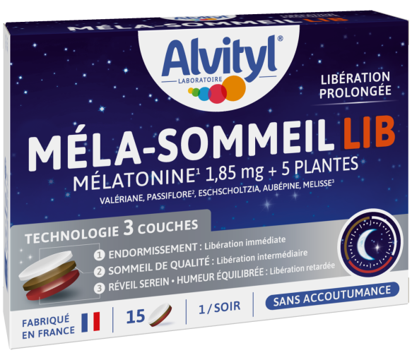 Méla-Schlaf Lib Alvityl - Packung mit 15 Tabletten - image 1