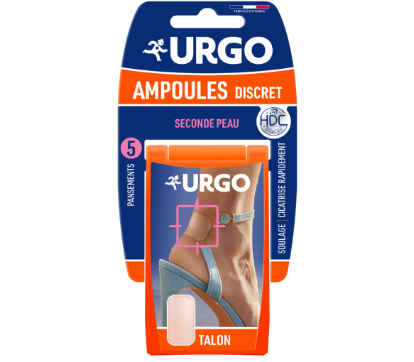 Diskrete Blasenpflaster Urgo - Packung mit 5 Pflastern