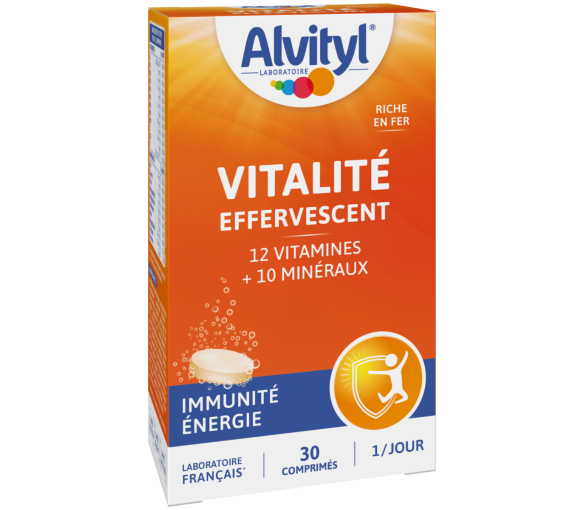 Alvityl Vitalität Brausetabletten Orange - Packung mit 30 Brausetabletten - image 1