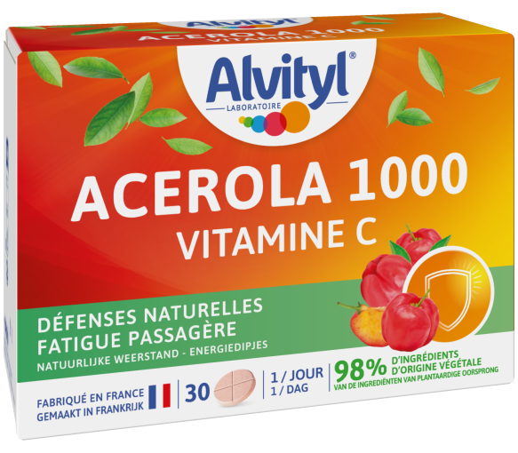 Alvityl Acerola 1000 Vitamin C Urgo - Packung mit 30 Tabletten
