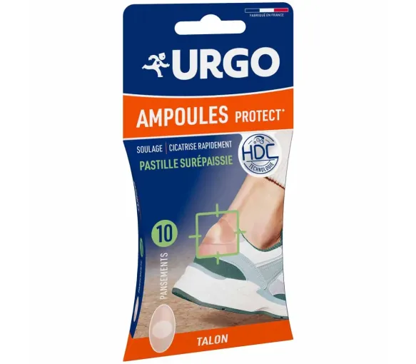 Blasenpflaster Protect Urgo - Packung mit 10 Pflastern