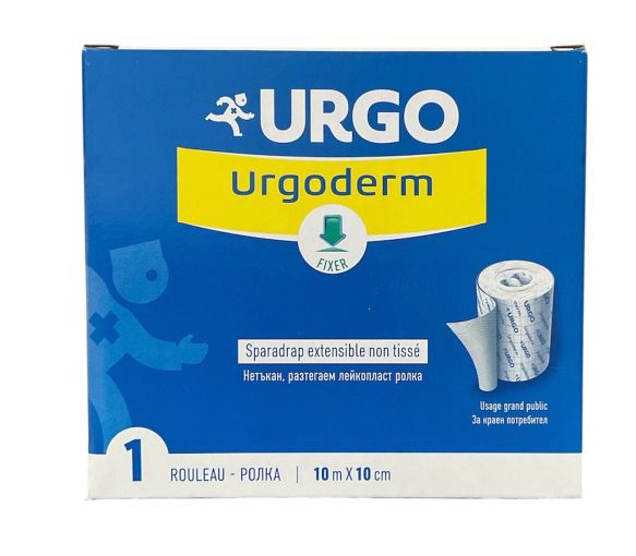 Urgoderm Vliesstoff-Pflaster dehnbar Urgo - Rolle von 10 m x 10 cm - image 1