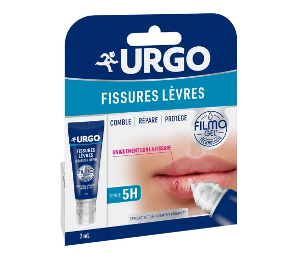 Filmogel Rissige Lippen Urgo - Tube mit 7 ml