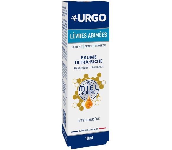 Ultra-reichhaltiger Lippenbalsam für geschädigte Lippen mit Honig Urgo - Tube mit 10 ml - image 1