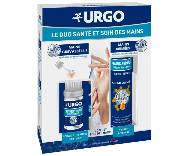 Das Duo Gesundheit und Handpflege Urgo - Set mit 2 Produkten