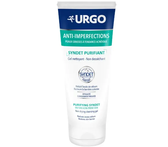 Syndet reinigende Gel gegen Unreinheiten Urgo - Tube mit 200ml