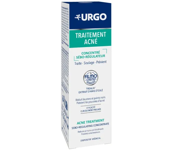 Aknebehandlung konzentrierter seboregulierender Urgo - Pumpflasche 30ml