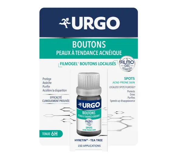 Filmogel für lokal begrenzte Aknehaut Urgo - Flasche mit 3,25 ml