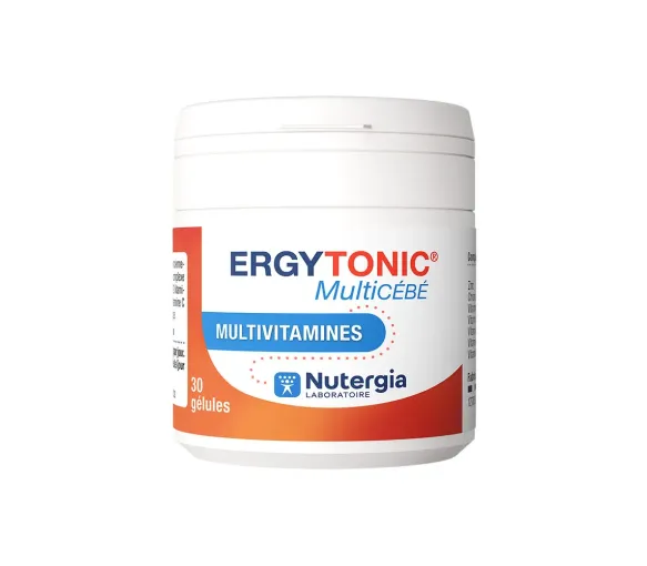 Ergytonic Multicébé Multivitamin Nutergia - Dosis von 30 Kapseln