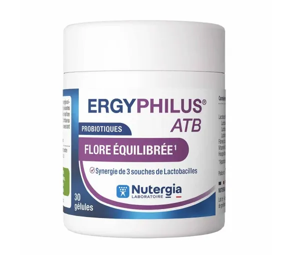 Ergyphilus ATB Nutergia - Packung mit 30 Kapseln