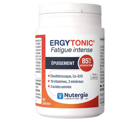 Ergytonic intensive Müdigkeit Erschöpfung Nutergia - Dose mit 60 Kapseln